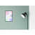 Floral Pattern Glass Framed Wall Poster Large Size - top_view