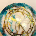 Colourful Decorative Metal Wall Clock For Home Decoration - top_view