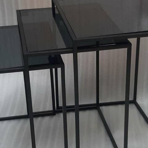 Black Square Coffee Table