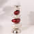 Decorative Pillar Candle Holder Modern Candlestick Holders With Multicolour Stone Shaped Body For Home Decoration - front_view