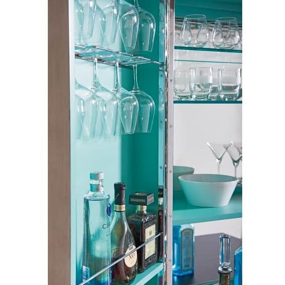 Luxury Bar Cabinet with Wine Storage - top_view
