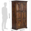 Marseille Wooden Bar Cabinet - left_view