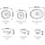Classic Dinner Set of 27-Pieces - top_view