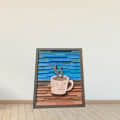 Wood Color Shades Wall Art - photo