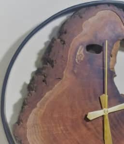 Wooden Handmade Wall Clock - top_view