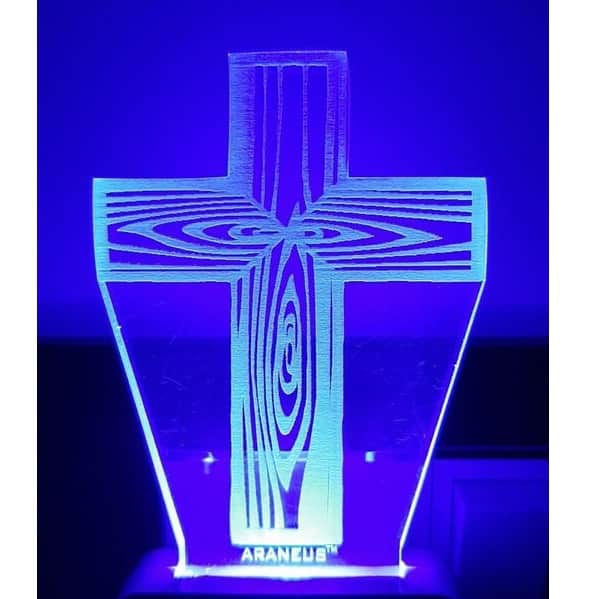 3D Illusion LED Night Lamp - rear_view