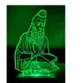 3D Illusion LED Night Lamp - photo