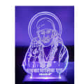 Illusion Sai Baba Night lamp - top_view