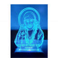 Illusion Sai Baba Night lamp - rear_view