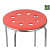 Plastic Steel Stool - top_view