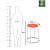Plastic Steel Stool - left_view
