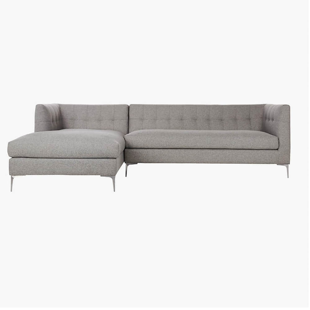 Amherst Grey Luxurious Sofa - photo