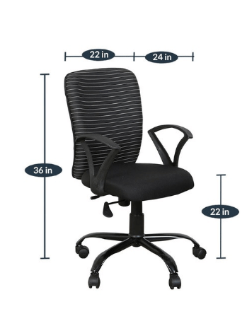 Mastero Zebra Office Chair - front_view