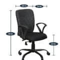 Mastero Zebra Office Chair - front_view