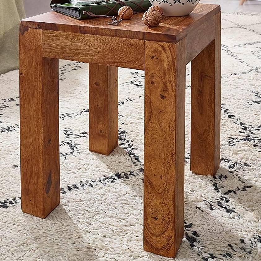 Solid Wood Side Table