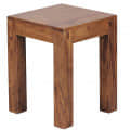 Solid Wood Side Table - front_view