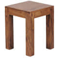 Solid Wood Side Table - rear_view