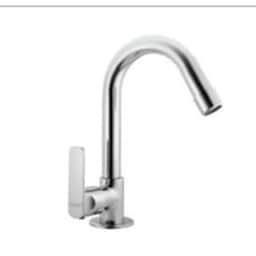 Swan Neck Deck Mounted Tap - top_view