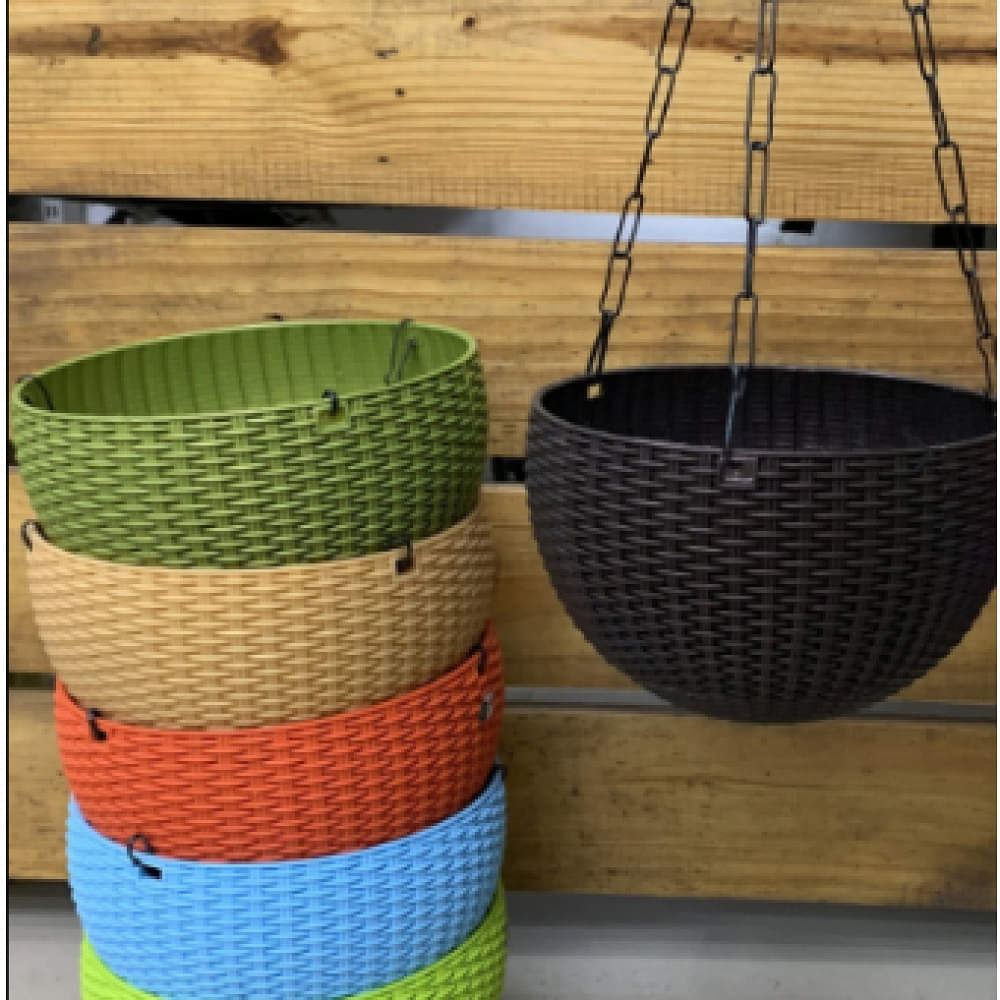 Hanging Plant Container Euro 8" - Set of 6 - photo