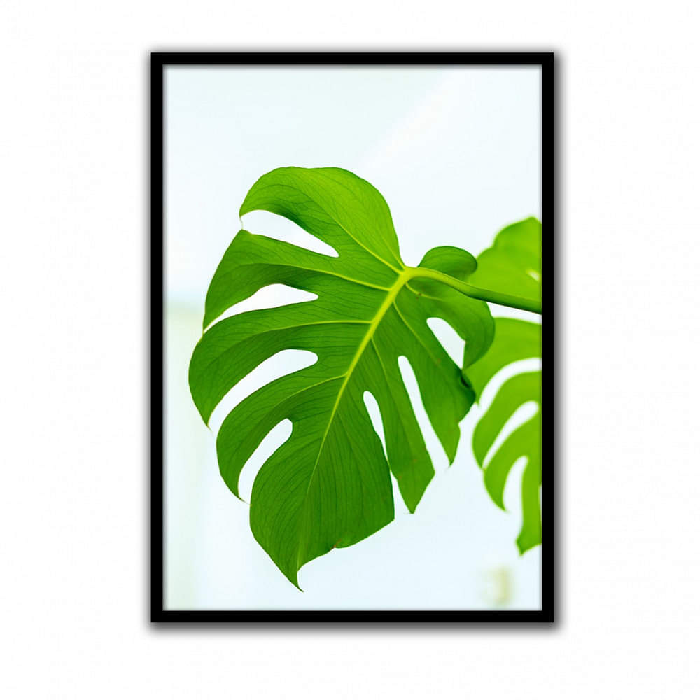 Palm Leaves  Poster With Glass Framed Wall Painting - photo