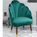 Barrel Peacock Dining Chair In Green - photo