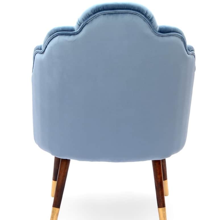 Barrel Peacock Dining Chair - rear_view