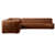 Cocoa L Shape Leather Sofa - left_view