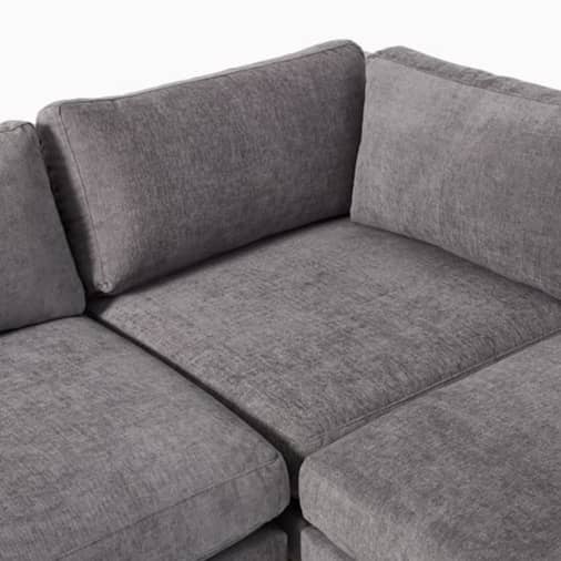 Toledo Doxy Grey Sectional Sofa