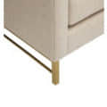 Dayton White Cushioned Sofa - top_view