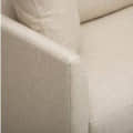 Dayton White Cushioned Sofa - rear_view