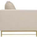 Dayton White Cushioned Sofa - left_view