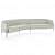 Parma White Textured Sofa - rear_view