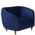 Nara Cobalt Blue Sofa - top_view