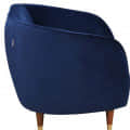 Nara Cobalt Blue Sofa - rear_view