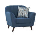 Nara Modern Blue Sofa - front_view