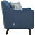 Nara Modern Blue Sofa - top_view