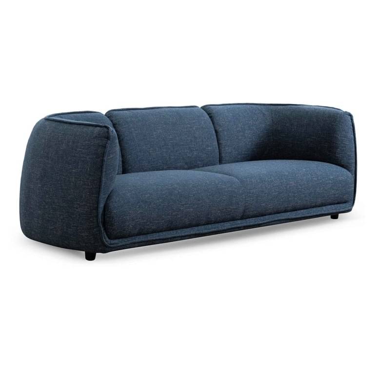 Fujairah 3 Seater Blue Sectional Sofa