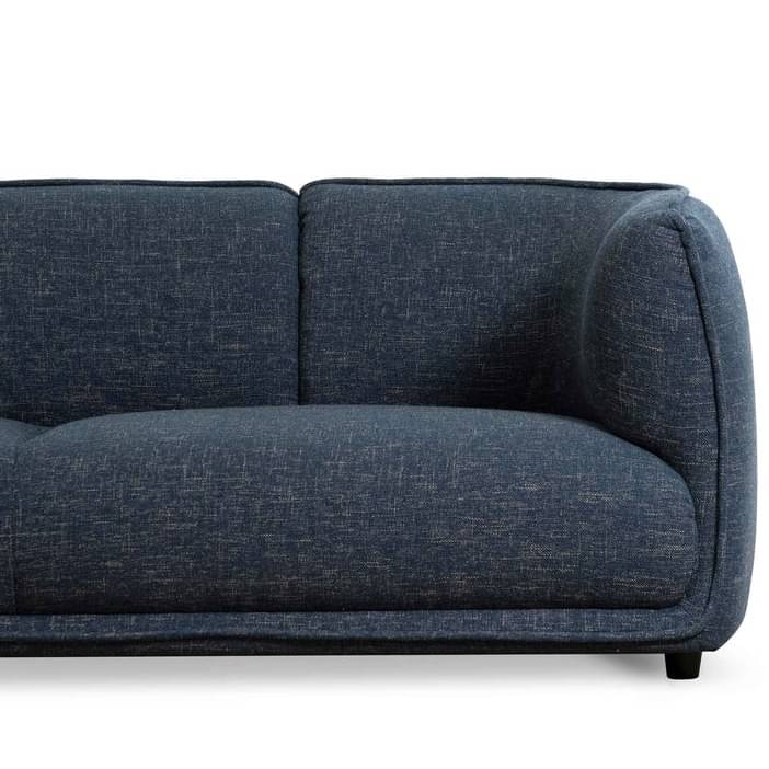Fujairah 3 Seater Blue Sectional Sofa