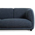 Fujairah 3 Seater Blue Sectional Sofa - left_view