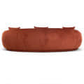 Yolo Velvet Sofa In Rustic Brown - rear_view
