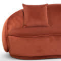 Yolo Velvet Sofa In Rustic Brown - left_view
