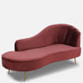 Styx Velvet Chaise Lounger - photo