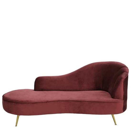 Styx Velvet Chaise Lounger