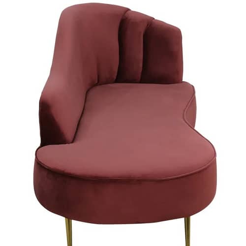 Styx Velvet Chaise Lounger