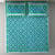 Cotton Double Bedsheet With 2 Pillow Covers Jaipuri Print - Sea-Green - top_view
