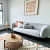Ruwais Modern White Sofa - front_view