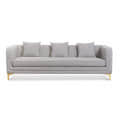 Ruwais 3-Seater Grey Single Cushioned Sofa - photo