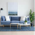 Paddington 3 Seater Sofa in Dusty Blue Color - photo