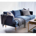 Paddington 3 Seater Sofa in Dusty Blue Color - left_view