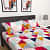 Poly Microfiber Jaipuri Print Double Bedsheet With Pillow Covers - White - front_view